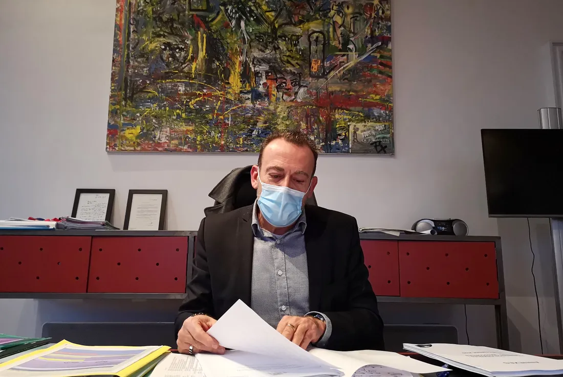 Marc Gricourt expose la feuille de route de la Ville de Blois pour 2022.